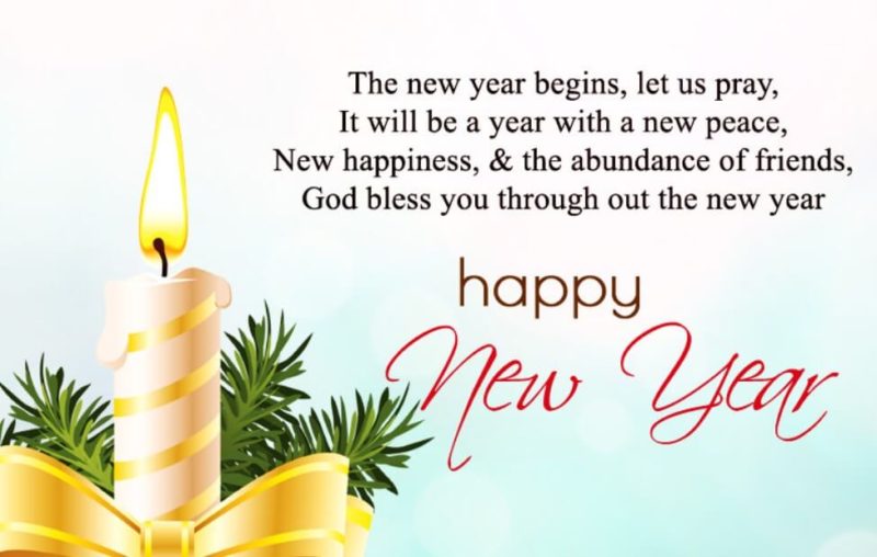 Happy new year wishes for family 