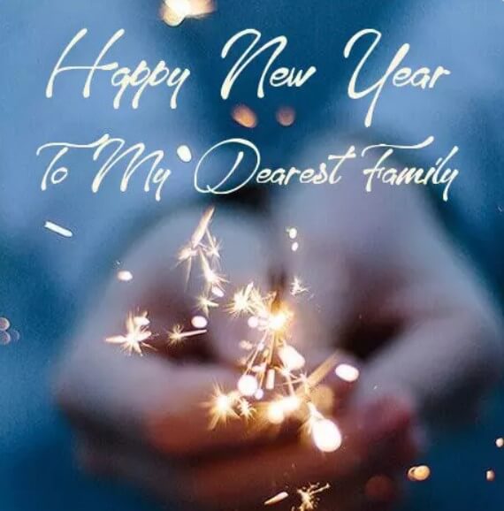New year wishes for a family